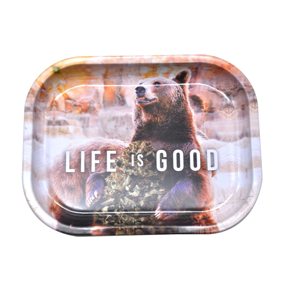 Herb Weed Tobacco Rolling Tray Cigarette Rolling Tray Cigarette Rolling Papers Tray Herb Weed Tobacco Grinder Tray Tobacco Plate